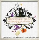 Halloween ABC - cross stitch pattern - by Alessandra Adelaide Needleworks (zoom 3)