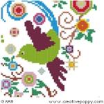 Volo d\'Amore - cross stitch pattern - by Alessandra Adelaide Needleworks (zoom 1)