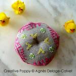 Agnès Delage-Calvet - Little Easter bunnies - 4 small ornament motifs for cross stitch (zoom3)