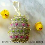 Agnès Delage-Calvet - Little Easter bunnies - 4 small ornament motifs for cross stitch (zoom 4)