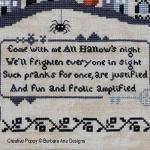 Barbara Ana - The branch: Come with me All Hallows night (cross stitch pattern chart) (zoom 4)