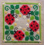 Good Luck biscornu - cross stitch pattern - by Barbara Ana Designs (zoom 1)