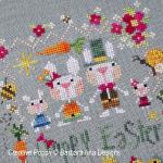 Hoppy Easter - cross stitch pattern - by Barbara Ana Designs (zoom 2)