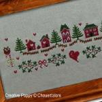Whoo, Whoo... Christmas is Coming soon! Cross stitch pattern (zoom 2)