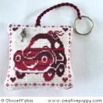 Car keys - Keyring - cross stitch pattern - by Chouett\'alors (zoom 1)