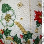 Christmas pendeloque - cross stitch pattern - by Faby Reilly Designs (zoom 2)