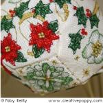 Christmas pendeloque - cross stitch pattern - by Faby Reilly Designs (zoom 1)