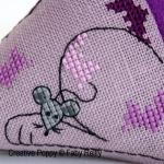 Faby Reilly - Batty Buddy Bug (cross stitch pattern chart) (zoom 4)