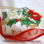 Faby Reilly - Christmas Biscornu (wreath version) (cross stitch pattern ) (zoom 2)