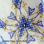 Faby Reilly - Frosty Star Humbug ,Christmas ornament (cross stitch pattern chart) (zoom1)
