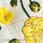 Buttercup biscornu - cross stitch pattern - by Faby Reilly Designs (zoom 4)