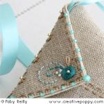Butterfly Scissor case - cross stitch pattern - by Faby Reilly Designs (zoom 2)