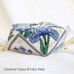 Faby Reilly - Iris Biscornu (cross stitch pattern ) (zoom 4)
