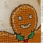 Maman Noël Pendant - cross stitch pattern - by Faby Reilly Designs (zoom 4)