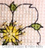 Petite Faby - Strawberry pincushion - cross stitch pattern - by Faby Reilly Designs (zoom 3)
