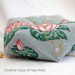 Faby Reilly - Pink lotus biscornu (cross stitch pattern ) (zoom 2)