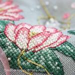 Faby Reilly - Pink lotus biscornu (cross stitch pattern ) (zoom1)