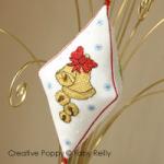 Rudolf the Reindeer Pendant - cross stitch pattern - by Faby Reilly Designs (zoom 2)