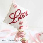 Faby Reilly - Sweet Heart Sachet and Fob (cross stitch pattern ) (zoom1)