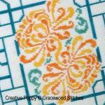 Gracewood Stitches, Chrysanthemum Korean style screen (cross stitch pattern chart) (zoom1)