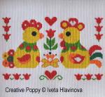 Iveta Hlavinova - Greeting of Spring (cross stitch pattern chart ) (zoom3)