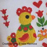 Iveta Hlavinova - Greeting of Spring (cross stitch pattern chart ) (zoom 2)