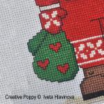Iveta Hlavinova - Santa, Folk Style (cross stitch pattern chart) (zoom 2)