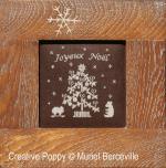 Merry Christmas - cross stitch pattern - by Muriel Berceville (zoom 3)