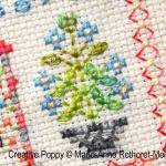 Marie-Anne Réthoret-Mélin - Wishes for every season: Summer (cross stitch pattern chart ) (zoom 2)