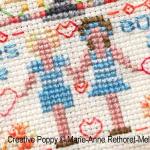 Marie-Anne Réthoret-Mélin - Wishes for every season: Summer (cross stitch pattern chart ) (zoom3)