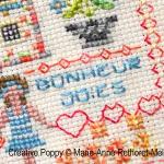 Marie-Anne Réthoret-Mélin - Wishes for every season: Summer (cross stitch pattern chart ) (zoom 4)