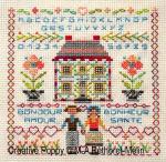 Marie-Anne Réthoret-Mélin - Wishes for every season: Spring (cross stitch pattern chart ) (zoom 4)
