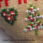 Marie-Anne Réthoret-Mélin - Christmas Hearts ornaments (cross stitch pattern) (zoom3)