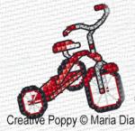 Maria Diaz - Transport 2 - Mini motifs zoom 4 (cross stitch chart)
