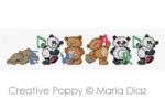 Maria Diaz - Teddy Bear Alphabet (cross stitch pattern chart) (zoom 5)