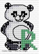 Maria Diaz - Teddy Bear Alphabet (cross stitch pattern chart) (zoom 2)