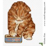 Maria Diaz - Cats Cross stitch Mini motifs (cross stitch pattern chart) (zoom3)