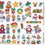 Maria Diaz - Christmas mini motifs (cross stitch pattern) (zoom 5)