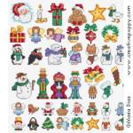 Maria Diaz - Christmas mini motifs (cross stitch pattern) (zoom 4)