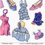 Maria Diaz - Nothing to wear Mini motifs (cross stitch patterns) (zoom 2)
