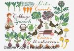 Perrette Samouiloff - Autumn Vegetable Patch (cross stitch pattern) (zoom 4)