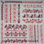 Perrette Samouiloff - Borders and Frames Collection (18 designs) (cross stitch pattern chart) (zoom 5)