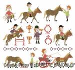 Perrette Samouiloff - Pony Club (cross stitch pattern chart) (zoom3)