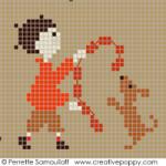 Happy Childhood collection  - In the kitchen - cross stitch pattern - by Perrette Samouiloff (zoom 2)
