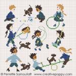 The playground (small pattern) - cross stitch pattern - by Perrette Samouiloff (zoom 4)