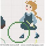 The playground (small pattern) - cross stitch pattern - by Perrette Samouiloff (zoom 3)