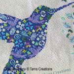 Tam\'s Creations - Humminpatches (cross stitch pattern chart) (zoom1)