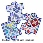 Tam\'s Creations - Odds & Ends Jigsaw Puzzle (cross stitch pattern) (zoom1)