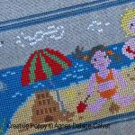 Agnès Delage-Calvet - A story Told in Stitches: A day at the Seaside -  counted cross stitch pattern chart (zoom 2)