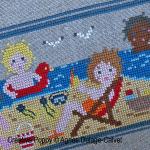 Agnès Delage-Calvet - A story Told in Stitches: A day at the Seaside -  counted cross stitch pattern chart (zoom3)